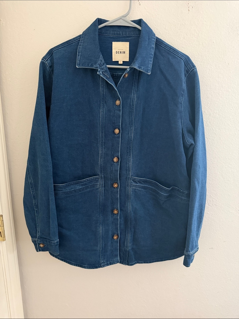Sezane Women’s Will Jacket in Indigo Size L